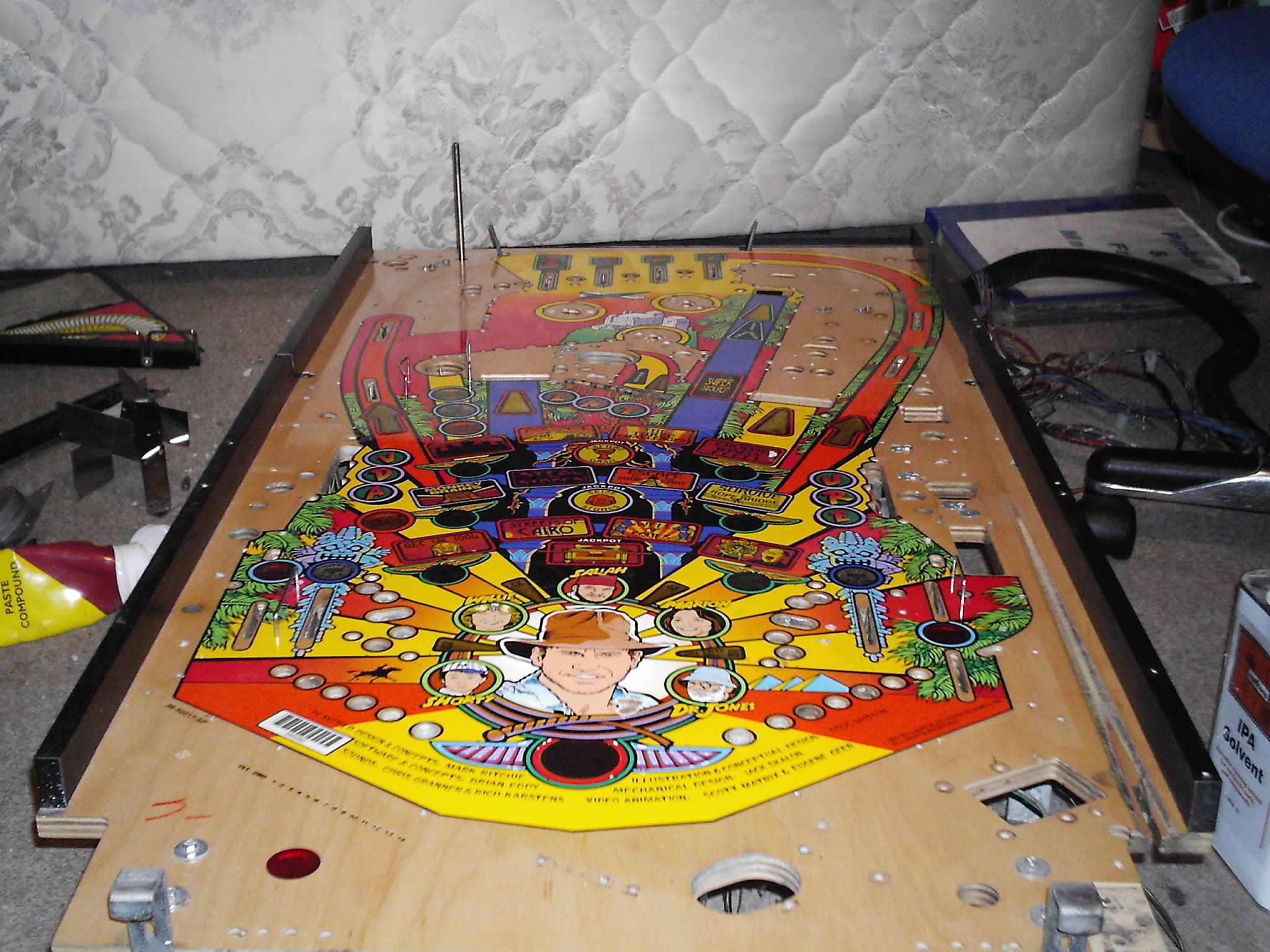 AJ Pinball Restoration Process